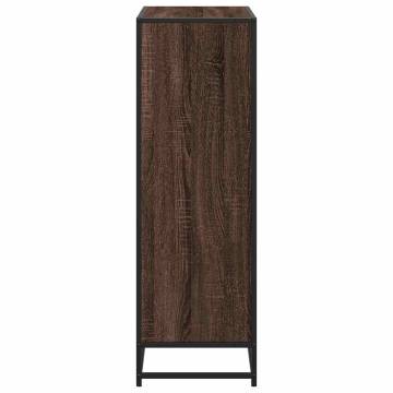 Brown Oak Book Cabinet - Stylish & Durable | Hipo Market