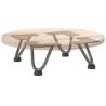 Hairpin Table Legs 4 pcs Natural Steel - 10 cm Solid Steel