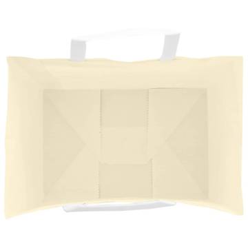 250 Yellow Paper Bags with Handles - Eco-Friendly & Durable