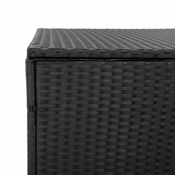 Garden Storage Box Black 110x50x58 cm - Durable & Stylish