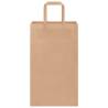 50 Pcs Brown Paper Bags with Handles - Eco-Friendly Packaging