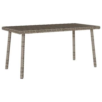 Garden Coffee Table Rectangular Grey - 80x40 cm | Hipo Market