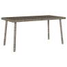  Garden Coffee Table Rectangular Grey 80x40x37 cm Poly Rattan Colour grey Size 80 x 40 x 37 cm Quantity in Package 1 