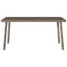 Garden Coffee Table Rectangular Grey - 80x40 cm | Hipo Market