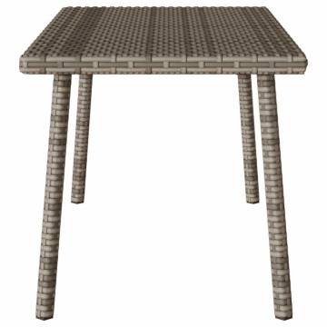 Garden Coffee Table Rectangular Grey - 80x40 cm | Hipo Market