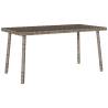 Garden Coffee Table Rectangular Grey - 80x40 cm | Hipo Market