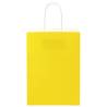 Yellow Paper Bags with Handles - 50 Pcs | Eco-Friendly Packaging