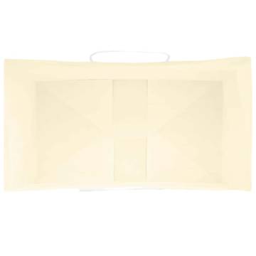 Yellow Paper Bags with Handles - 50 Pcs | Eco-Friendly Packaging