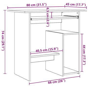 High Gloss Black Desk - Modern & Durable | HipoMarket