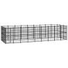 Outdoor Dog Kennel Steel 24.88 m² Size 864 x 288 x 200 cm Quantity in Package 1 