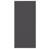 Stylish Grey Book Cabinet & Sideboard - 66x30x130 cm