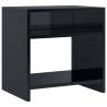 High Gloss Black Bedside Cabinet - Stylish & Durable Design