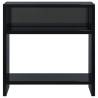 High Gloss Black Bedside Cabinet - Stylish & Durable Design