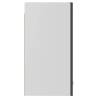 High Gloss Grey Hanging Cabinet - Space Saving Storage