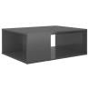 High Gloss Grey Coffee Table - Modern Design | HipoMarket