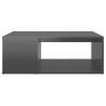 High Gloss Grey Coffee Table - Modern Design | HipoMarket