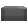 High Gloss Grey Coffee Table - Modern Design | HipoMarket