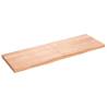 Wall Shelf Light Brown 180x60x(2-6) cm Treated Solid Wood Oak Colour light brown Size 180 x 60 x 6 cm Quantity in Package 1 Number of Pieces 