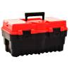 Durable Red Plastic Tool Box - 462x256x242 mm | HipoMarket