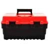 Durable Red Plastic Tool Box - 462x256x242 mm | HipoMarket