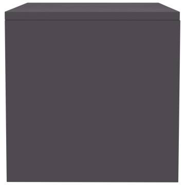 Stylish Grey Bedside Cabinets - Set of 2 | HipoMarket