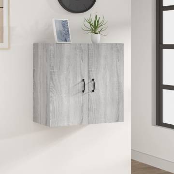 Stylish Wall Cabinet Grey Sonoma - 60x31x60 cm