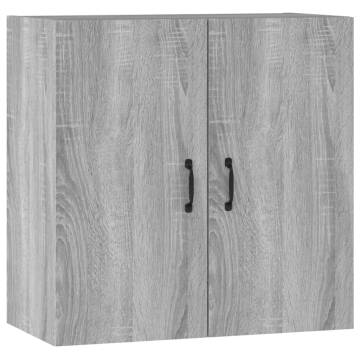 Stylish Wall Cabinet Grey Sonoma - 60x31x60 cm