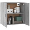 Stylish Wall Cabinet Grey Sonoma - 60x31x60 cm