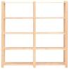 5-Tier Storage Racks - 10 pcs Solid Pinewood | Durable & Spacious