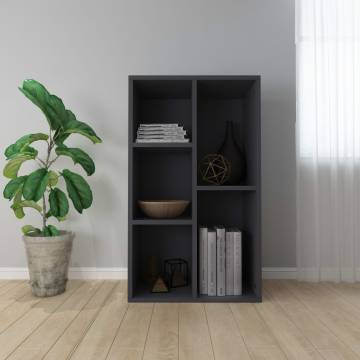 Book Cabinet Sideboard Grey 50x25x80 cm | Hipomarket