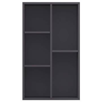 Book Cabinet Sideboard Grey 50x25x80 cm | Hipomarket