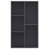 Book Cabinet Sideboard Grey 50x25x80 cm | Hipomarket