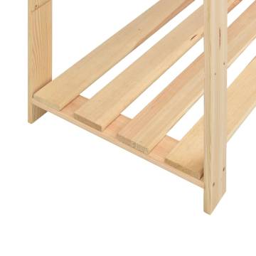 5-Tier Storage Racks - 10 pcs Solid Pinewood | Durable & Spacious