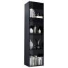 High Gloss Black Book Cabinet & TV Cabinet - Stylish Storage