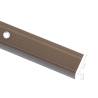 Stair Nosings L-shape Aluminium 134 cm Brown - 5 pcs