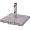 Parasol Stand 45 cm Colour grey Quantity in Package 1 Weight 29 kg Model with transport rollers 