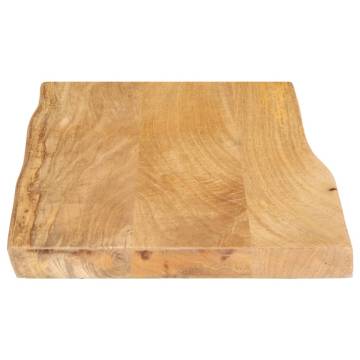 Live Edge Mango Wood Table Top - 50x40 cm | Hipo Market