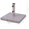 Premium Parasol Stand 45 cm | Durable Granite & Stainless Steel