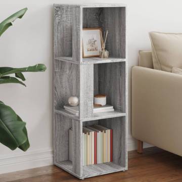 Corner Cabinet Grey Sonoma - Space Saving Storage