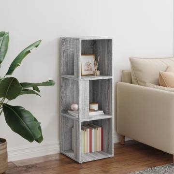 Corner Cabinet Grey Sonoma - Space Saving Storage