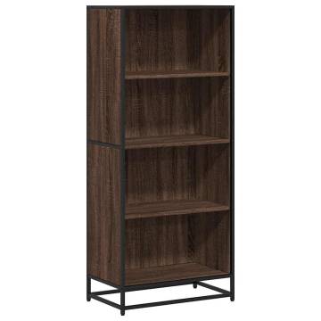 Bookcase Brown Oak 60x35x139 cm - Modern & Durable Design