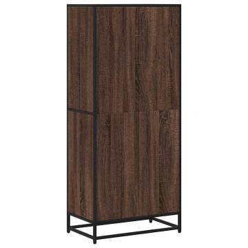 Bookcase Brown Oak 60x35x139 cm - Modern & Durable Design