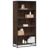 Brown Oak Bookcase - Modern Stylish Storage Solution