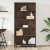 Brown Oak Bookcase - Modern Stylish Storage Solution