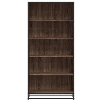 Brown Oak Bookcase - Modern Stylish Storage Solution