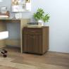 Brown Oak Rolling Cabinet 45x38x54 cm - HipoMarket