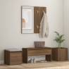 Hallway Furniture Set - Brown Oak Engineered Wood | HipoMarket