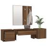 Hallway Furniture Set - Brown Oak Engineered Wood | HipoMarket