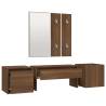 Hallway Furniture Set - Brown Oak Engineered Wood | HipoMarket