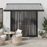  Retractable Awning Anthracite and White 3.5x2.5 m Fabric&Aluminium Colour anthracite and black Size 350 x 250 cm Quantity in Package 1 